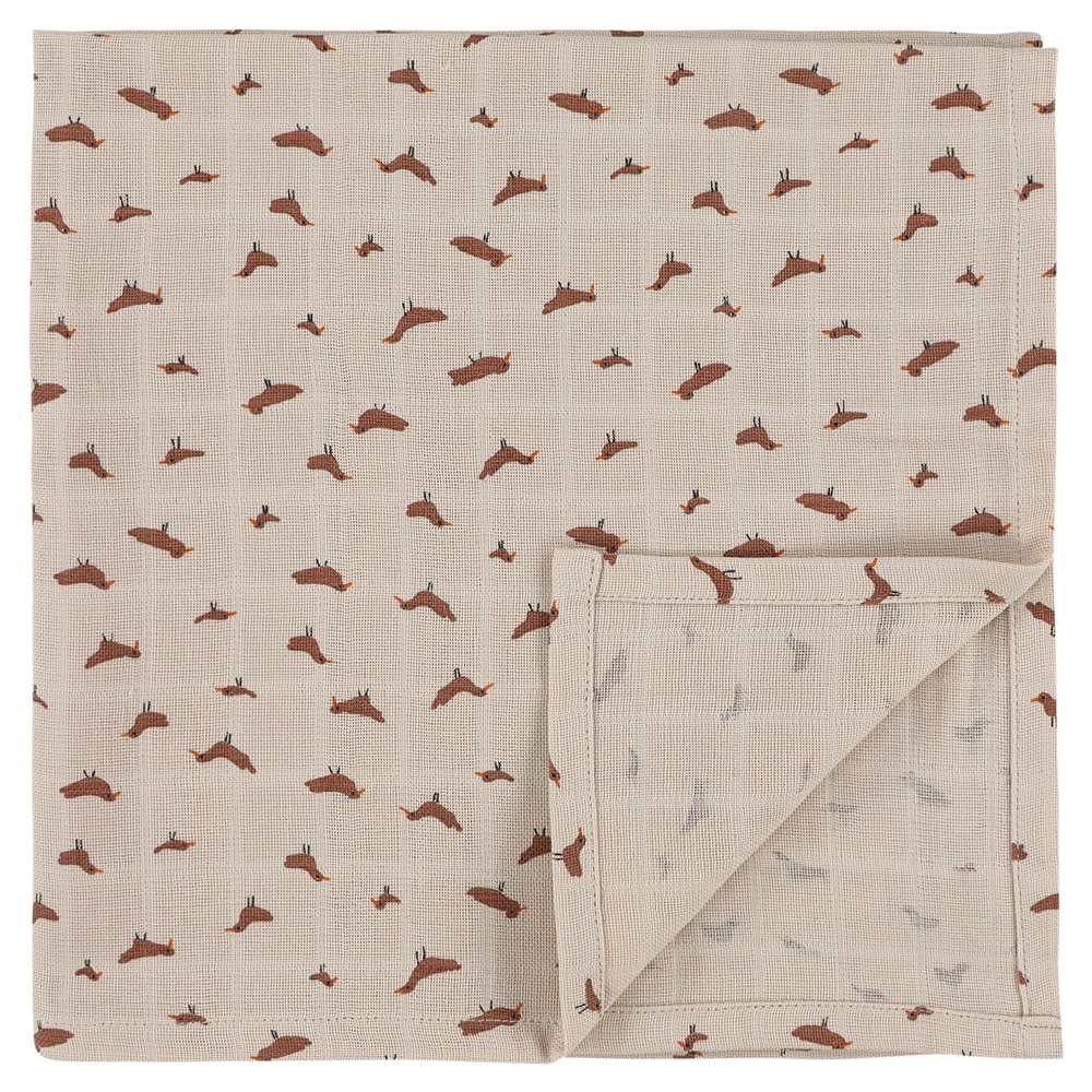 Muslin cloths 3-pack mix | 55x55cm - Babbling Birds